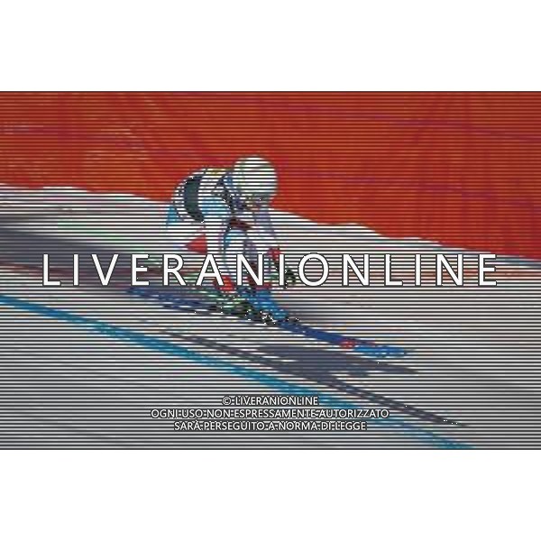 Luca Tedeschi/LMedia - 2022 FIS Ski World Cup - Women\'s Down Hill - alpine ski race January 22 2022 - Olympia slope Cortina d\'Ampezzo, Italy 2022 FIS Ski World Cup - Women\'s Down Hill Photo showing: NUFER Priska (SUI) in action @Luca Tedeschi/LiveMedia /AGENZIA ALDO LIVERANI SAS