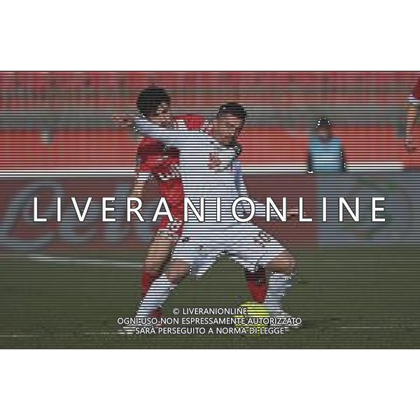¬© TVRG Nicola Bellomo (Reggina) e dietro Davide Bettella (Monza) Monza vs Reggina Campionato Serie BKT - 20a giornata Monza 22-01-2022 U-Power Stadium foto Roberto Garavaglia/ag. Aldo Liverani sas /AGENZIA ALDO LIVERANI SAS