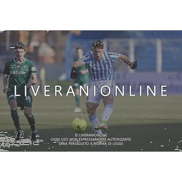 Spal - Pisa Campionato di Calcio Serie BKT 22/01/2022 - nella foto: Lorenzo Colombo (spal ferrara) ©Claudio Zamagni/Agenzia Aldo Liverani during Italian Serie BKT soccer match between Spal and Pisa at Paolo Mazza Stadium in Ferrara on January 22 2022 photo credit by Claudio Zamagni/Aldo Liverani Photo Agency/AGENZIA ALDO LIVERANI SAS