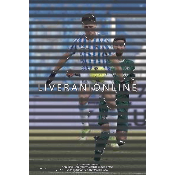 Spal - Pisa Campionato di Calcio Serie BKT 22/01/2022 - nella foto: Lorenzo Colombo (spal ferrara) ©Claudio Zamagni/Agenzia Aldo Liverani during Italian Serie BKT soccer match between Spal and Pisa at Paolo Mazza Stadium in Ferrara on January 22 2022 photo credit by Claudio Zamagni/Aldo Liverani Photo Agency/AGENZIA ALDO LIVERANI SAS
