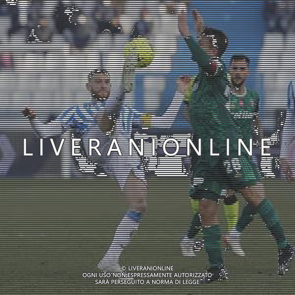 Spal - Pisa Campionato di Calcio Serie BKT 22/01/2022 - nella foto: Vicari Francesco (spal ferrara) Masucci Gaetano(Pisa Sporting Club 1909) ©Claudio Zamagni/Agenzia Aldo Liverani during Italian Serie BKT soccer match between Spal and Pisa at Paolo Mazza Stadium in Ferrara on January 22 2022 photo credit by Claudio Zamagni/Aldo Liverani Photo Agency/AGENZIA ALDO LIVERANI SAS