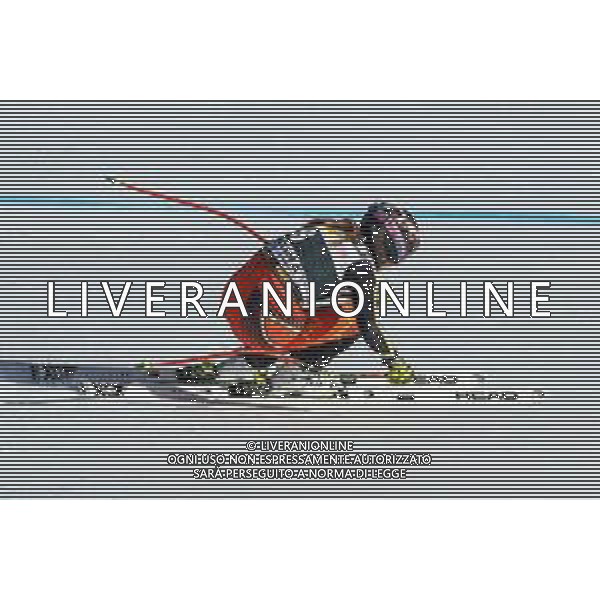 Luca Tedeschi/LMedia - 2022 FIS Ski World Cup - Women\'s Down Hill - alpine ski race January 22 2022 - Olympia slope Cortina d\'Ampezzo, Italy 2022 FIS Ski World Cup - Women\'s Down Hill Photo showing: GAGNON Marie-Michele (CAN) in action @Luca Tedeschi/LiveMedia /AGENZIA ALDO LIVERANI SAS