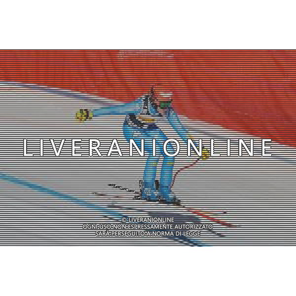 Luca Tedeschi/LMedia - 2022 FIS Ski World Cup - Women\'s Down Hill - alpine ski race January 22 2022 - Olympia slope Cortina d\'Ampezzo, Italy 2022 FIS Ski World Cup - Women\'s Down Hill Photo showing: BRIGNONE Federica (ITA) in action @Luca Tedeschi/LiveMedia /AGENZIA ALDO LIVERANI SAS