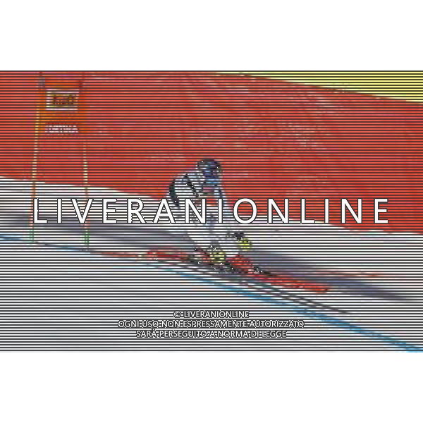 Luca Tedeschi/LMedia - 2022 FIS Ski World Cup - Women\'s Down Hill - alpine ski race January 22 2022 - Olympia slope Cortina d\'Ampezzo, Italy 2022 FIS Ski World Cup - Women\'s Down Hill Photo showing: LEDECKA Ester (CZE) in action @Luca Tedeschi/LiveMedia /AGENZIA ALDO LIVERANI SAS