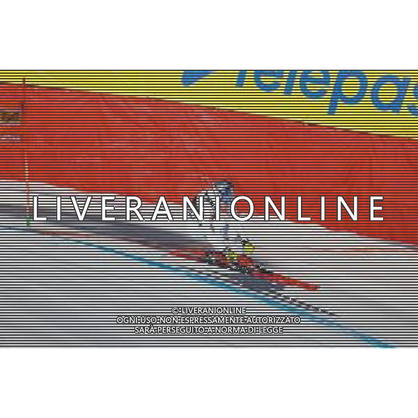 Luca Tedeschi/LMedia - 2022 FIS Ski World Cup - Women\'s Down Hill - alpine ski race January 22 2022 - Olympia slope Cortina d\'Ampezzo, Italy 2022 FIS Ski World Cup - Women\'s Down Hill Photo showing: LEDECKA Ester (CZE) in action @Luca Tedeschi/LiveMedia /AGENZIA ALDO LIVERANI SAS