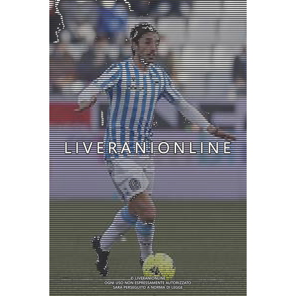 Spal - Pisa Campionato di Calcio Serie BKT 22/01/2022 - nella foto: Meccariello Biagio (spal ferrara) ©Claudio Zamagni/Agenzia Aldo Liverani during Italian Serie BKT soccer match between Spal and Pisa at Paolo Mazza Stadium in Ferrara on January 22 2022 photo credit by Claudio Zamagni/Aldo Liverani Photo Agency