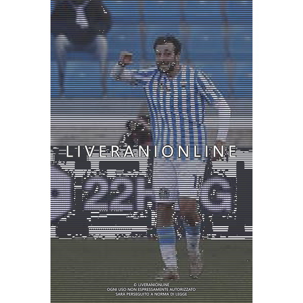 Spal - Pisa Campionato di Calcio Serie BKT 22/01/2022 - nella foto: Mora Luca(Spal ferrara) ©Claudio Zamagni/Agenzia Aldo Liverani during Italian Serie BKT soccer match between Spal and Pisa at Paolo Mazza Stadium in Ferrara on January 22 2022 photo credit by Claudio Zamagni/Aldo Liverani Photo Agency