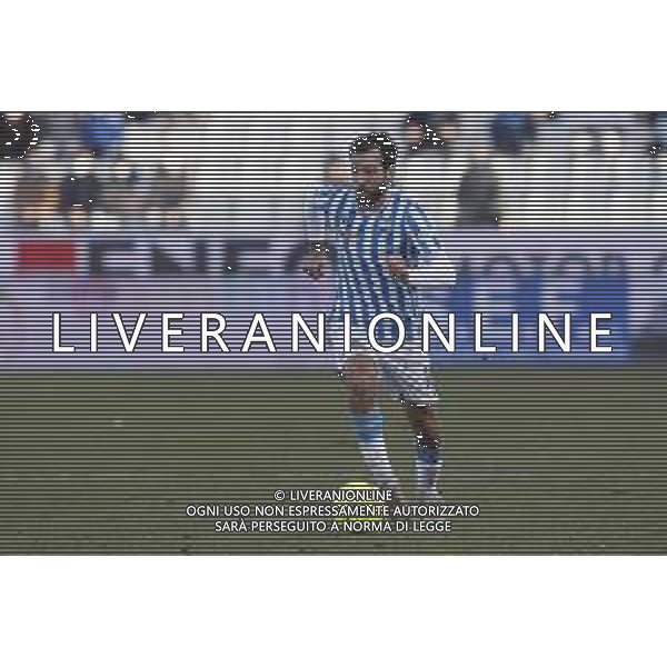 Spal - Pisa Campionato di Calcio Serie BKT 22/01/2022 - nella foto: Mora Luca(Spal ferrara) ©Claudio Zamagni/Agenzia Aldo Liverani Mora Luca(Spal ferrara) during Italian Serie BKT soccer match between Spal and Pisa at Paolo Mazza Stadium in Ferrara on January 22 2022 photo credit by Claudio Zamagni/Aldo Liverani Photo Agency