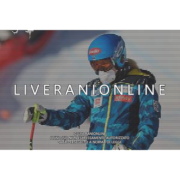 Luca Tedeschi/LMedia - 2022 FIS Ski World Cup - Women Super Giant - alpine ski race January 23 2022 - Olympia slope Cortina Ampezzo, Italy 2022 FIS Ski World Cup - Women Super Giant Photo showing: SHIFFRIN Mikaela (USA) @Luca Tedeschi/LiveMedia AG ALDO LIVERANI SAS