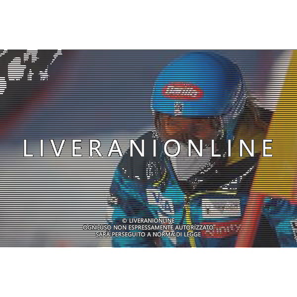 Luca Tedeschi/LMedia - 2022 FIS Ski World Cup - Women Super Giant - alpine ski race January 23 2022 - Olympia slope Cortina Ampezzo, Italy 2022 FIS Ski World Cup - Women Super Giant Photo showing: SHIFFRIN Mikaela (USA) @Luca Tedeschi/LiveMedia AG ALDO LIVERANI SAS
