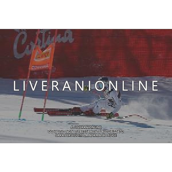 Luca Tedeschi/LMedia - 2022 FIS Ski World Cup - Women Super Giant - alpine ski race January 23 2022 - Olympia slope Cortina Ampezzo, Italy 2022 FIS Ski World Cup - Women Super Giant Photo showing: Ester Ledecka (CZE) @Luca Tedeschi/LiveMedia AG ALDO LIVERANI SAS