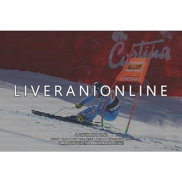 Luca Tedeschi/LMedia - 2022 FIS Ski World Cup - Women Super Giant - alpine ski race January 23 2022 - Olympia slope Cortina Ampezzo, Italy 2022 FIS Ski World Cup - Women Super Giant Photo showing: Francesca Marsiglia (ITA) @Luca Tedeschi/LiveMedia AG ALDO LIVERANI SAS