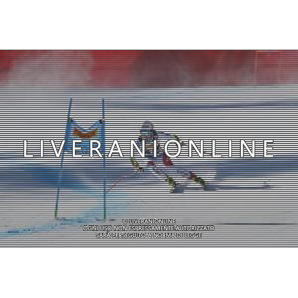 Luca Tedeschi/LMedia - 2022 FIS Ski World Cup - Women Super Giant - alpine ski race January 23 2022 - Olympia slope Cortina Ampezzo, Italy 2022 FIS Ski World Cup - Women Super Giant Photo showing: Jasmine Flury (SUI) @Luca Tedeschi/LiveMedia AG ALDO LIVERANI SAS
