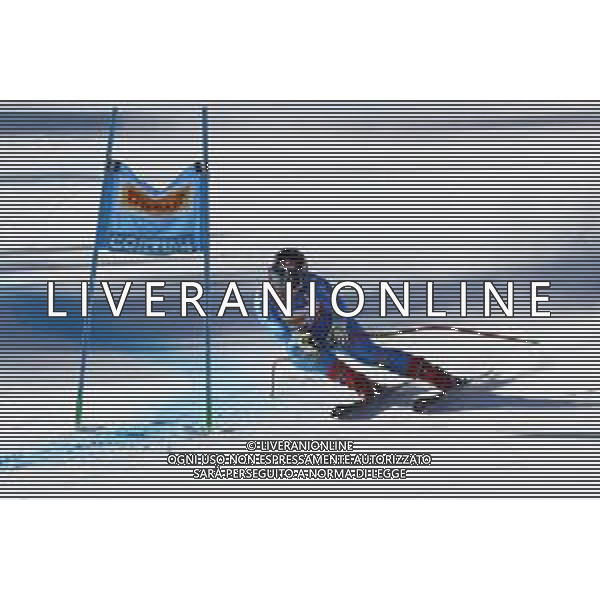 Luca Tedeschi/LMedia - 2022 FIS Ski World Cup - Women Super Giant - alpine ski race January 23 2022 - Olympia slope Cortina Ampezzo, Italy 2022 FIS Ski World Cup - Women Super Giant Photo showing: Sofia Goggia (ITA) @Luca Tedeschi/LiveMedia AG ALDO LIVERANI SAS