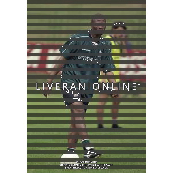 1998 VAL DI FASSA- RITIRO VENEZIA CALCIO NELLA FOTO ZEINGBO KENNETH AG ALDO LIVERANI SAS