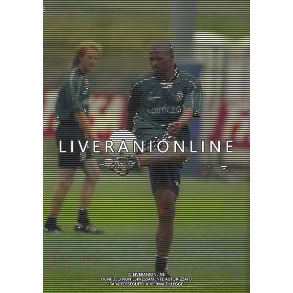 1998 VAL DI FASSA- RITIRO VENEZIA CALCIO NELLA FOTO ZEINGBO KENNETH AG ALDO LIVERANI SAS