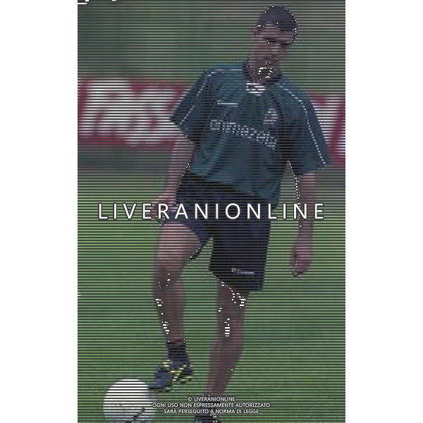 1998 VAL DI FASSA- RITIRO VENEZIA CALCIO NELLA FOTO FILIPPO MANIERO AG ALDO LIVERANI SAS