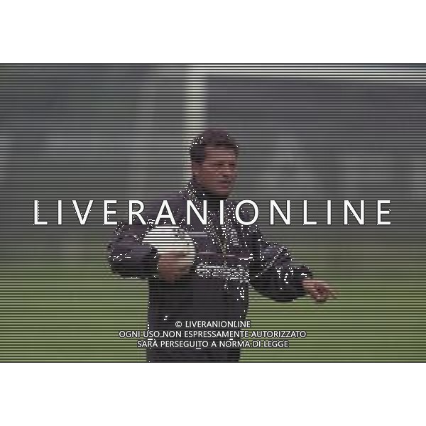 1998 VAL DI FASSA- RITIRO VENEZIA CALCIO NELLA FOTO WALTER ALFREDO NOVELLINO ALLENATORE VENEZIA CALCIO AG ALDO LIVERANI SAS