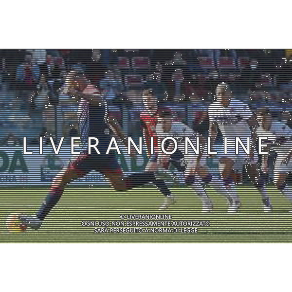 23-1-2022. Cagliari Calcio - ACF Fiorentina. 23° giornata, Serie A 2021-2022. Italia, Sardegna, Cagliari, Stadio Unipol Domus. Salvatore Moi/Aldo Liverani s.a.s. Nella foto: rigore tirato da Joao Pedro Cagliari e parato da Pietro Terracciano Fiorentina ©MOI/AGENZIA ALDO LIVERANI SAS