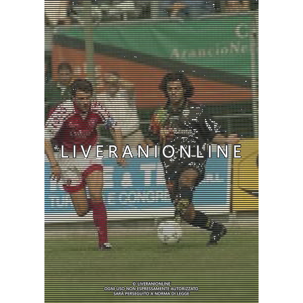 21-09-1997 VENEZIA CAMPIONATO DI CALCIO SERIE B VENEZIA-PERUGIA 2-0 NELLA FOTO CARMELO MICELI-BRUNO VERSAVEL AG ALDO LIVERANI SAS
