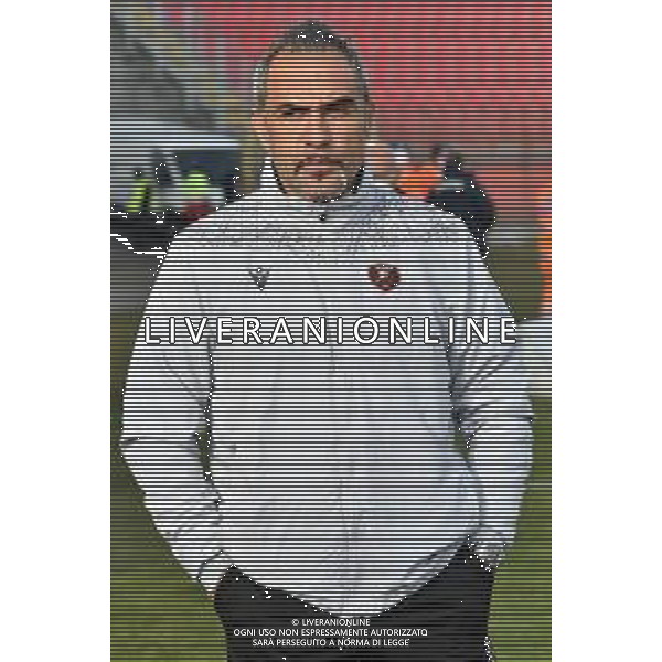 © TVRG Domenico Toscano allenatore Reggina Monza vs Reggina Campionato Serie BKT - 20a giornata Monza 22-01-2022 U-Power Stadium foto Roberto Garavaglia/ag. Aldo Liverani sas