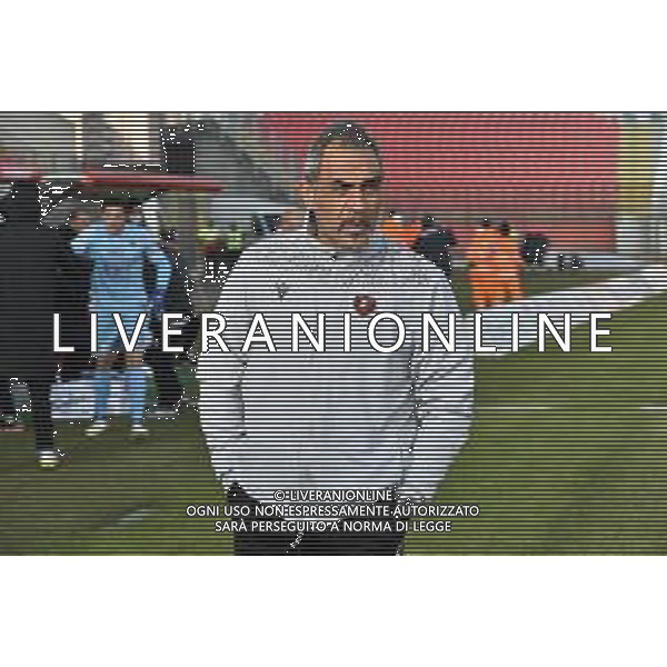 © TVRG Domenico Toscano allenatore Reggina Monza vs Reggina Campionato Serie BKT - 20a giornata Monza 22-01-2022 U-Power Stadium foto Roberto Garavaglia/ag. Aldo Liverani sas