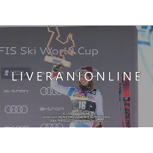 Luca Tedeschi/LMedia - 2022 FIS Ski World Cup - Women Super Giant - alpine ski race January 23 2022 - Olympia slope Cortina Ampezzo, Italy 2022 FIS Ski World Cup - Women Super Giant Photo showing: Michelle Gisin (SUI) @Luca Tedeschi/LiveMedia AG ALDO LIVERANI SAS