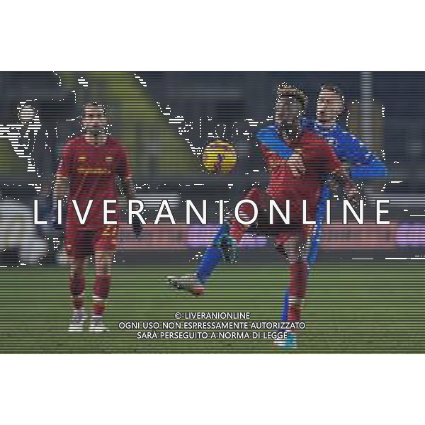 Lisa Guglielmi/LMedia - Empoli FC vs AS Roma - italian soccer Serie A match 2021/2022 January 23 2022 - Carlo Castellani stadium Empoli, Italy Empoli FC vs AS Roma Photo showing: Tammy Abraham (Roma) @Lisa Guglielmi/LiveMedia /AGENZIA ALDO LIVERANI SAS