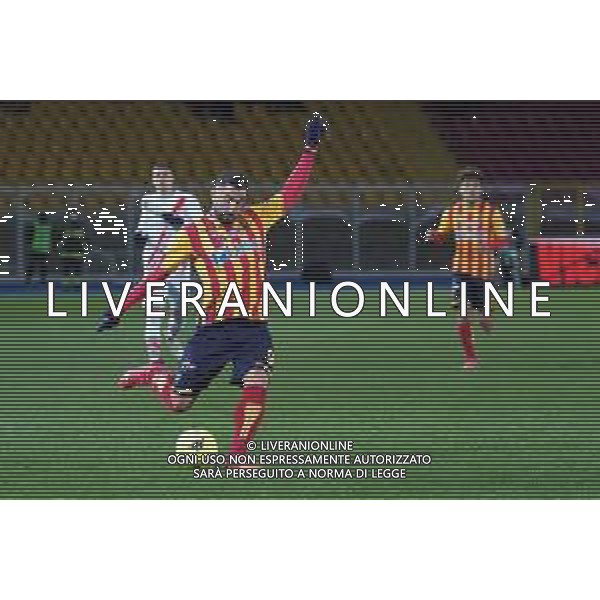 Emmanuele Mastrodonato/LMedia - US Lecce vs US Cremonese - Italian soccer Serie B match 2021/2022 January 23 2022 - Stadio Via del Mare Lecce, Italy US Lecce vs US Cremonese Photo showing: Massimo Coda (US Lecce) @Emmanuele Mastrodonato/LiveMedia /AGENZIA ALDO LIVERANI SAS