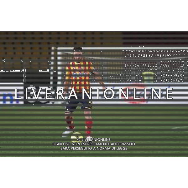 Emmanuele Mastrodonato/LMedia - US Lecce vs US Cremonese - Italian soccer Serie B match 2021/2022 January 23 2022 - Stadio Via del Mare Lecce, Italy US Lecce vs US Cremonese Photo showing: Fabio Lucioni (US Lecce) @Emmanuele Mastrodonato/LiveMedia /AGENZIA ALDO LIVERANI SAS