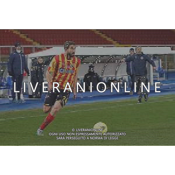 Emmanuele Mastrodonato/LMedia - US Lecce vs US Cremonese - Italian soccer Serie B match 2021/2022 January 23 2022 - Stadio Via del Mare Lecce, Italy US Lecce vs US Cremonese Photo showing: Pancrazio Paolo Farago (US Lecce) @Emmanuele Mastrodonato/LiveMedia /AGENZIA ALDO LIVERANI SAS