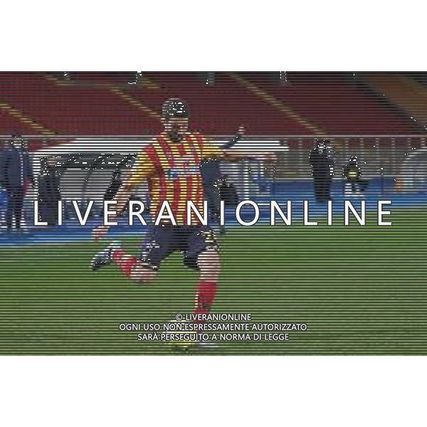 Emmanuele Mastrodonato/LMedia - US Lecce vs US Cremonese - Italian soccer Serie B match 2021/2022 January 23 2022 - Stadio Via del Mare Lecce, Italy US Lecce vs US Cremonese Photo showing: Pancrazio Paolo Farago (US Lecce) @Emmanuele Mastrodonato/LiveMedia /AGENZIA ALDO LIVERANI SAS