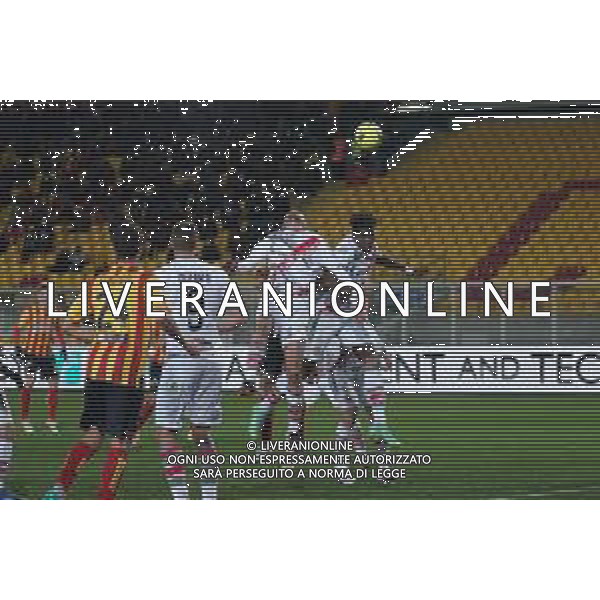 Emmanuele Mastrodonato/LMedia - US Lecce vs US Cremonese - Italian soccer Serie B match 2021/2022 January 23 2022 - Stadio Via del Mare Lecce, Italy US Lecce vs US Cremonese Photo showing: CALEB OKOLI (US Cremonese) owngoal @Emmanuele Mastrodonato/LiveMedia /AGENZIA ALDO LIVERANI SAS