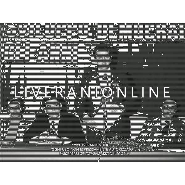 RETROSPETTIVA UGO FINETTI POLITICO NELLA FOTO UGO FINETTI AG ALDO LIVERANI SAS 