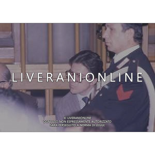RETROSPETTICA CARLO BONOMI INDUSTRIALE NELLA FOTO CARLO BONOMI IN TRIBUNALE A MILANO PER IL CRAC DEL BANCO AMBROSIANO NELL\'ANNO 1980 AG ALDO LIVERANI SAS