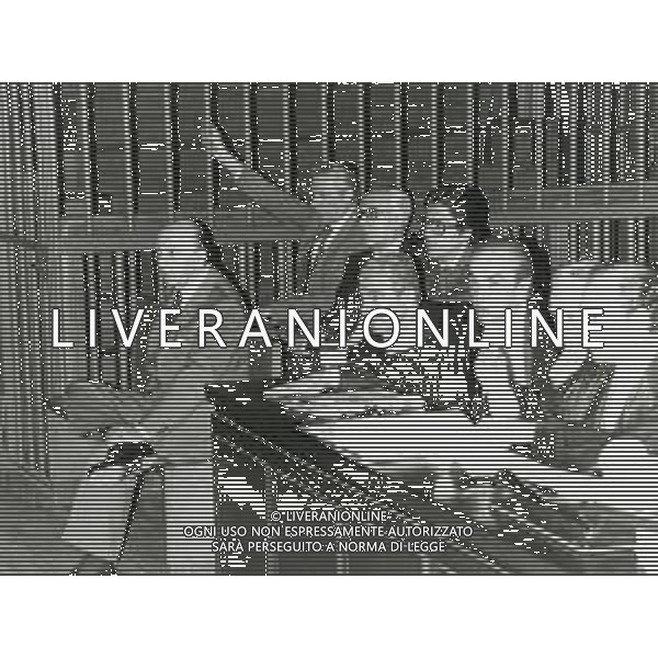 RETROSPETTICA CARLO BONOMI INDUSTRIALE NELLA FOTO CARLO BONOMI IN TRIBUNALE A MILANO PER IL CRAC DEL BANCO AMBROSIANO NELL\'ANNO 1980 AG ALDO LIVERANI SAS