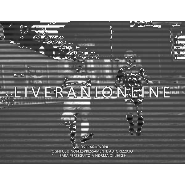 12-02-1992 GENOVA QUARTI DI FINALE DI ANDATA DI COPPA ITALIA SAMPDORIA-ROMA 1-0 NELLA FOTO MARCO LANNA E RUDY VOELLER AG ALDO LIVERANI SAS
