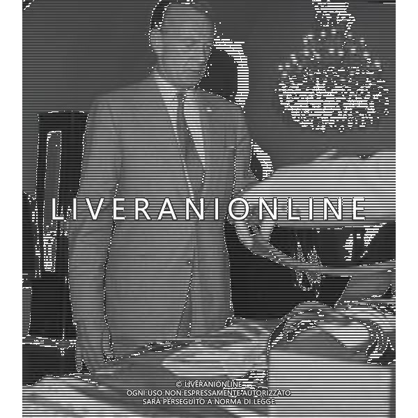 RETROSPETTIVA GARY COOPER ATTORE NELLA FOTO GARY COOPER A ROMA NELL\'ANNO 1950 AG ALDO LIVERANI SAS
