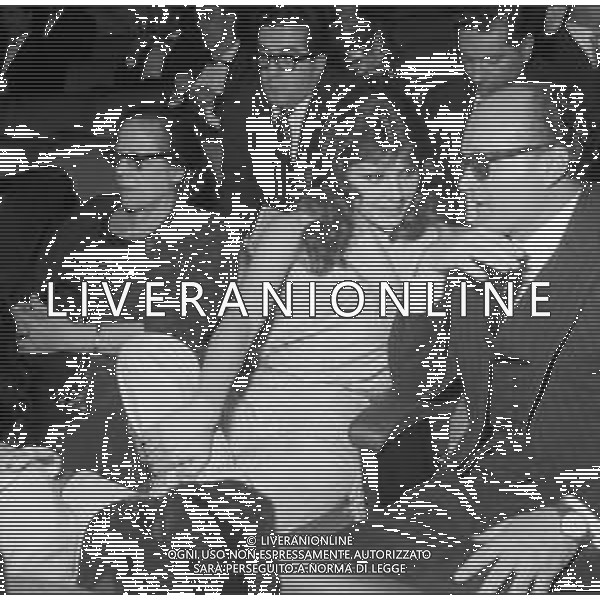 RETROSPETTIVA CLAUDIA MORI ATTRICE E CANTANTE NELLA FOTO A SANREMO NEL 1966 CON GIUDITTA CELENTANO MADRE DEL MARITO ADRIANO ©Archivio Giovanni Liverani/AGENZIA ALDO LIVERANI SAS