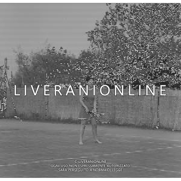 RETROSPETTIVA CLAUDIA MORI ATTRICE E CANTANTE NELLA FOTO A RIMINI NEL 1969 MENTRE GIOCA A TENNIS ©Archivio Giovanni Liverani/AGENZIA ALDO LIVERANI SAS