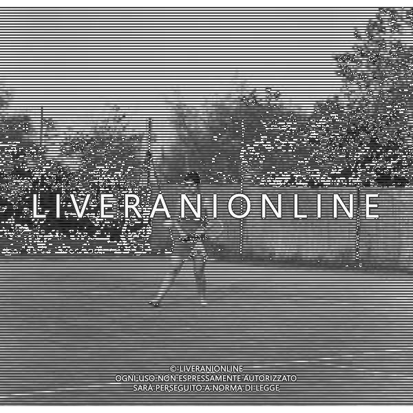 RETROSPETTIVA CLAUDIA MORI ATTRICE E CANTANTE NELLA FOTO A RIMINI NEL 1969 MENTRE GIOCA A TENNIS ©Archivio Giovanni Liverani/AGENZIA ALDO LIVERANI SAS