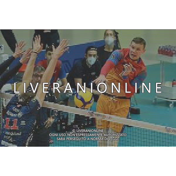 © TVRG Vlad Davyskiba (Monza) Vero Volley Monza vs Allianz Milano Campionato SuperLega Credem Banca - 15a giornata Monza 26-01-2022 Arena di Monza foto Roberto Garavaglia/ag. Aldo Liverani sas