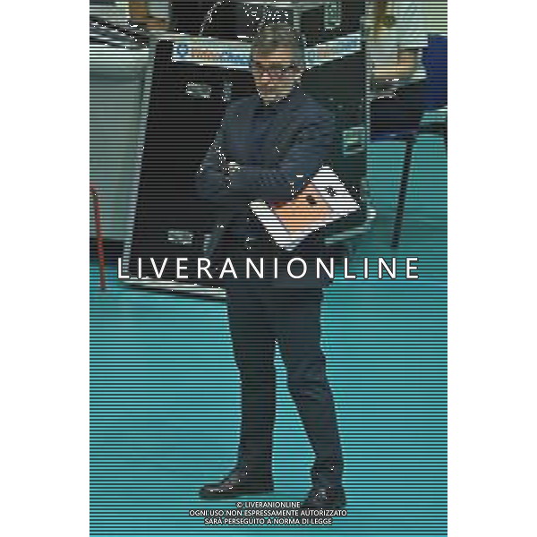 ¬© TVRG Massimo Eccheli allenatore Monza Vero Volley Monza vs Allianz Milano Campionato SuperLega Credem Banca - 15a giornata Monza 26-01-2022 Arena di Monza foto Roberto Garavaglia/ag. Aldo Liverani sas/AGENZIA ALDO LIVERANI SAS