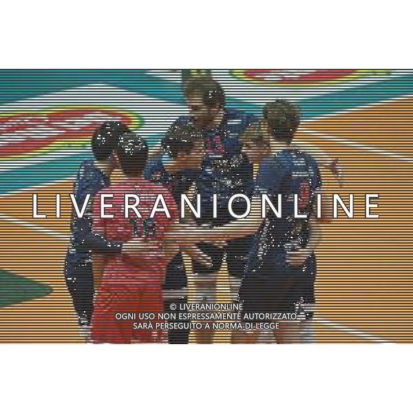 ¬© TVRG esultanza Milano dopo un punto Vero Volley Monza vs Allianz Milano Campionato SuperLega Credem Banca - 15a giornata Monza 26-01-2022 Arena di Monza foto Roberto Garavaglia/ag. Aldo Liverani sas/AGENZIA ALDO LIVERANI SAS