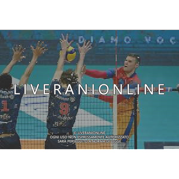 ¬© TVRG Vlad Davyskiba (Monza) Vero Volley Monza vs Allianz Milano Campionato SuperLega Credem Banca - 15a giornata Monza 26-01-2022 Arena di Monza foto Roberto Garavaglia/ag. Aldo Liverani sas/AGENZIA ALDO LIVERANI SAS