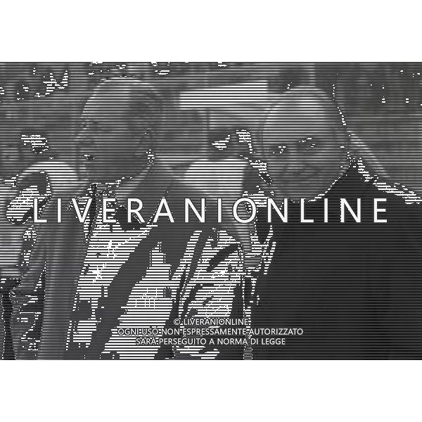 RETROSPETTIVA CORRADO FERLAINO PRESIDENTE NAPOLI CALCIO NELLA FOTO CORRADO FERLAINO PRESIDENTE NAPOLI CALCIO CON L\'ALLENATORE VUJADIN BOSKOV NELL\'ANNO 1995-1996 AG ALDO LIVERANI SAS