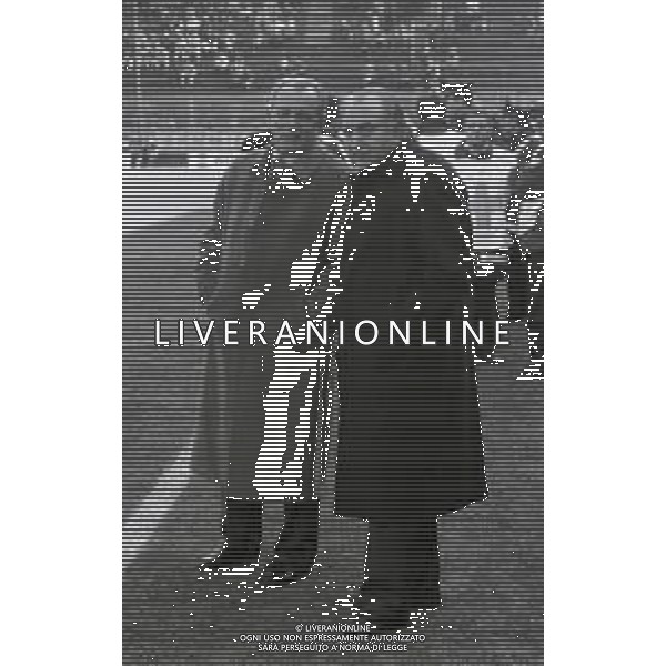 RETROSPETTIVA CORRADO FERLAINO PRESIDENTE NAPOLI CALCIO NELLA FOTO CORRADO FERLAINO PRESIDENTE NAPOLI CALCIO CON L\'ALLENATORE VUJADIN BOSKOV NELL\'ANNO 1995-1996 AG ALDO LIVERANI SAS