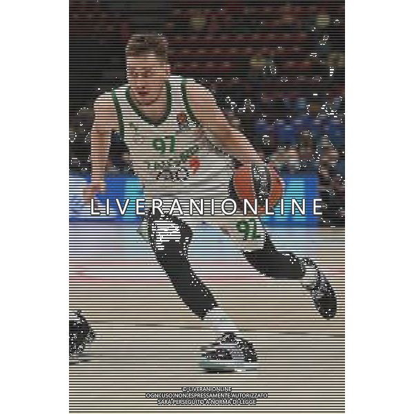 © TVRG Edgaras Ulanovas (Zalgiris Kaunas) AX Armani Exchange Milano vs Zalgiris Kaunas Turkish Airlines EuroLeague - 23a giornata regular season Assago (MI) 28-01-2022 Mediolanum Forum foto Roberto Garavaglia/ag. Aldo Liverani sas