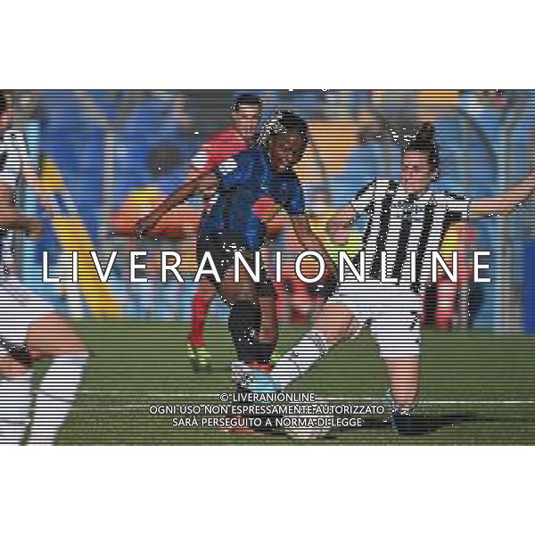 © TVRG Ajara Nchout (Inter) e Valentina Cernoia (Juventus) Inter Milano Women vs Juventus Women Coppa Italia femminile - quarti di finale gara di andata Lecco 30-01-2022 Stadio Mario Rigamonti foto Roberto Garavaglia/ag. Aldo Liverani sas