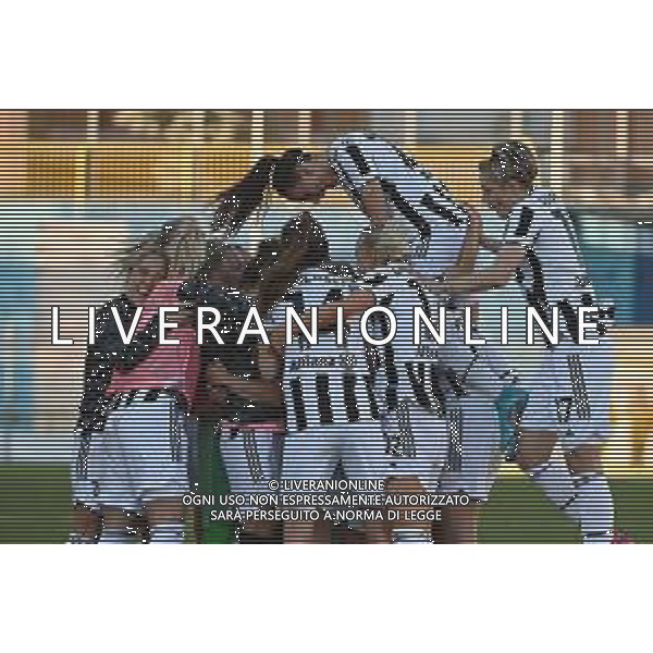 © TVRG esultanza Juventus dopo il gol dell\'1 a 1 Lisa Boattin (Juventus) Inter Milano Women vs Juventus Women Coppa Italia femminile - quarti di finale gara di andata Lecco 30-01-2022 Stadio Mario Rigamonti foto Roberto Garavaglia/ag. Aldo Liverani sas